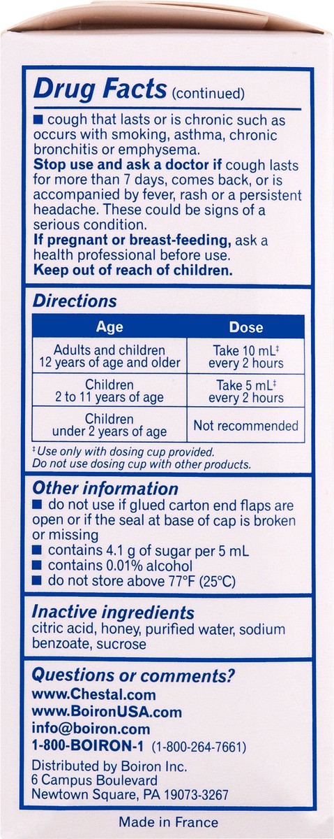 slide 7 of 7, Boiron Chestal Honey 6.7 fl oz, 6.70 fl oz