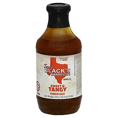 slide 1 of 1, Terry Black's Barbecue Sweet & Tangy BBQ Sauce, 18 oz