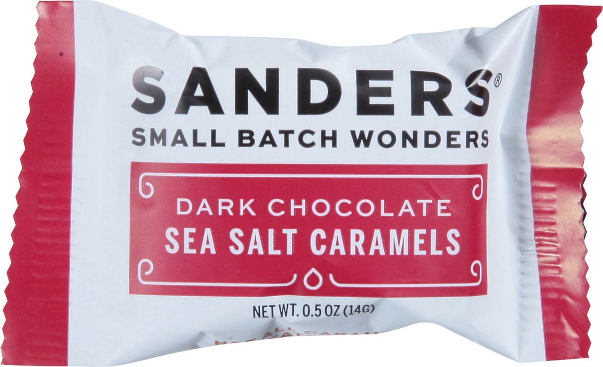 slide 11 of 12, Sanders Dark Chocolate Sea Salt Caramels 0.5 oz, 0.5 oz