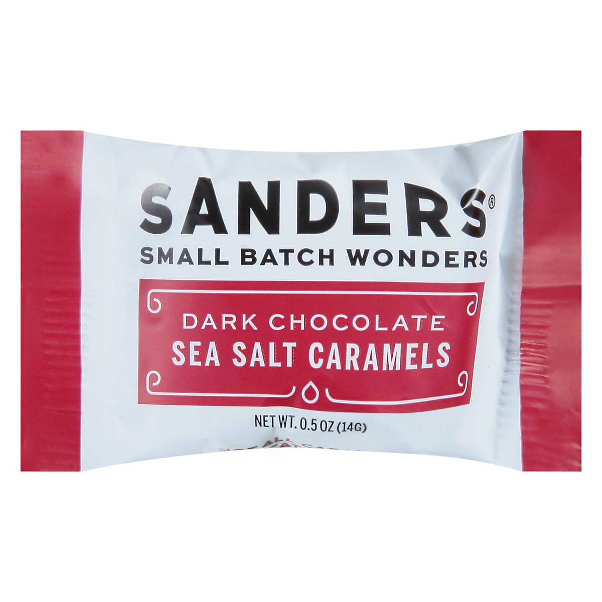 slide 3 of 12, Sanders Dark Chocolate Sea Salt Caramels 0.5 oz, 0.5 oz