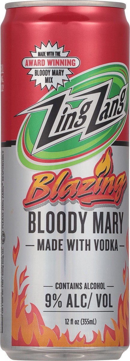 slide 3 of 9, Zing Zang Bloody Mary, Blazing - 12 fl oz, 12 fl oz