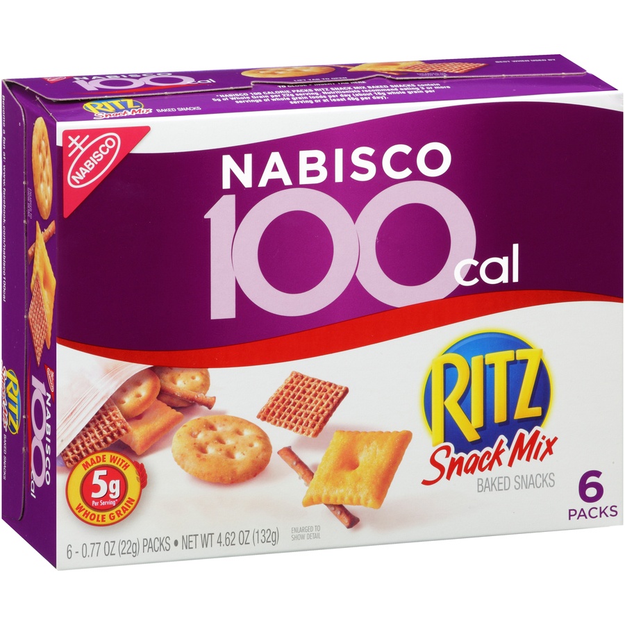 Nabisco 100 Calorie Ritz Snack Mix 4.45 oz Shipt