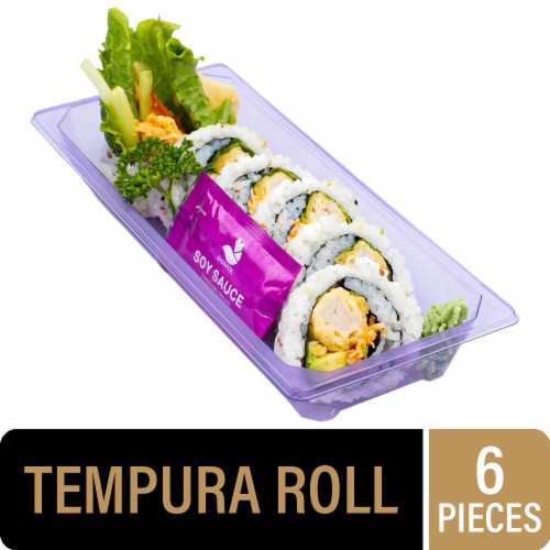 slide 1 of 1, Private Selection® Tempura Sushi Roll by Snowfox, 6 pc