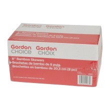 slide 1 of 1, Gordon Choice Bamboo Skewers 8", 100 ct