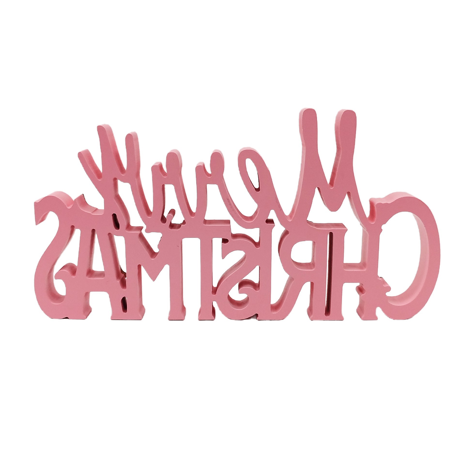 slide 2 of 3, 14" Die-Cut Merry Christmas Tabletop Decor By Ashland, 14 in