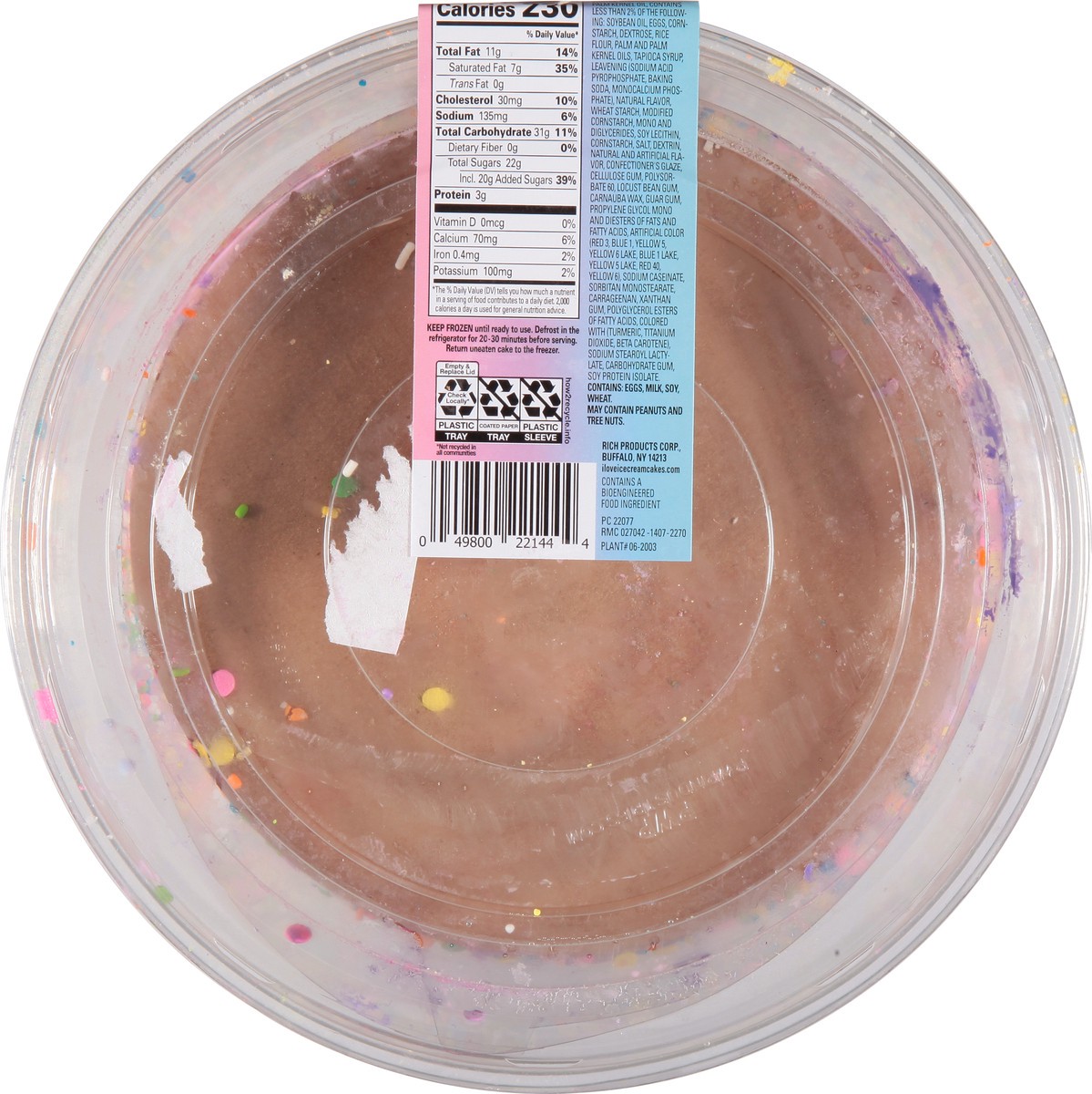 slide 7 of 13, Jon Donaire Sundae Premium Unicorn Ice Cream Cake 30 oz, 30 oz