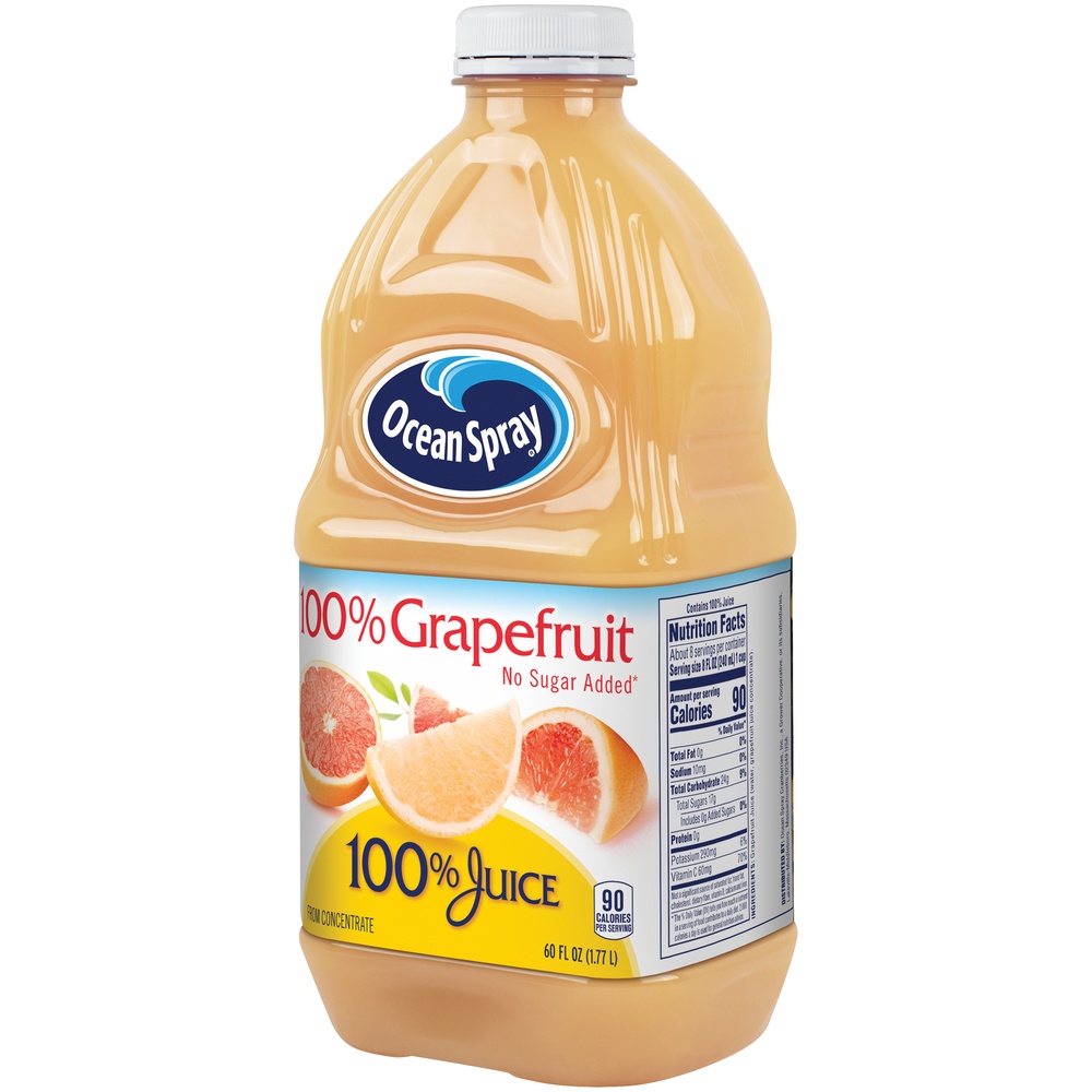 Ocean Spray 100% Grapefruit Juice No Sugar Added 60 fl oz | Shipt