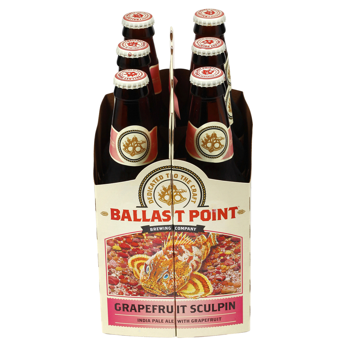 slide 2 of 6, Ballast Point Ballast Grapefruit Sculpin Bottles, 12 oz