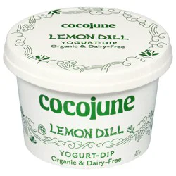 Cocojune Organic & Dairy-Free Lemon Dill Yogurt-Dip 8 oz