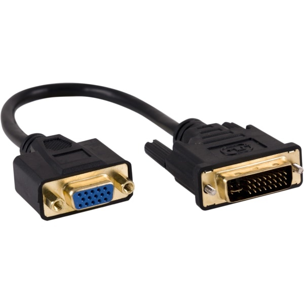 slide 1 of 3, Ativa Dvi To Vga Pigtail Adapter, Black, 1 ct