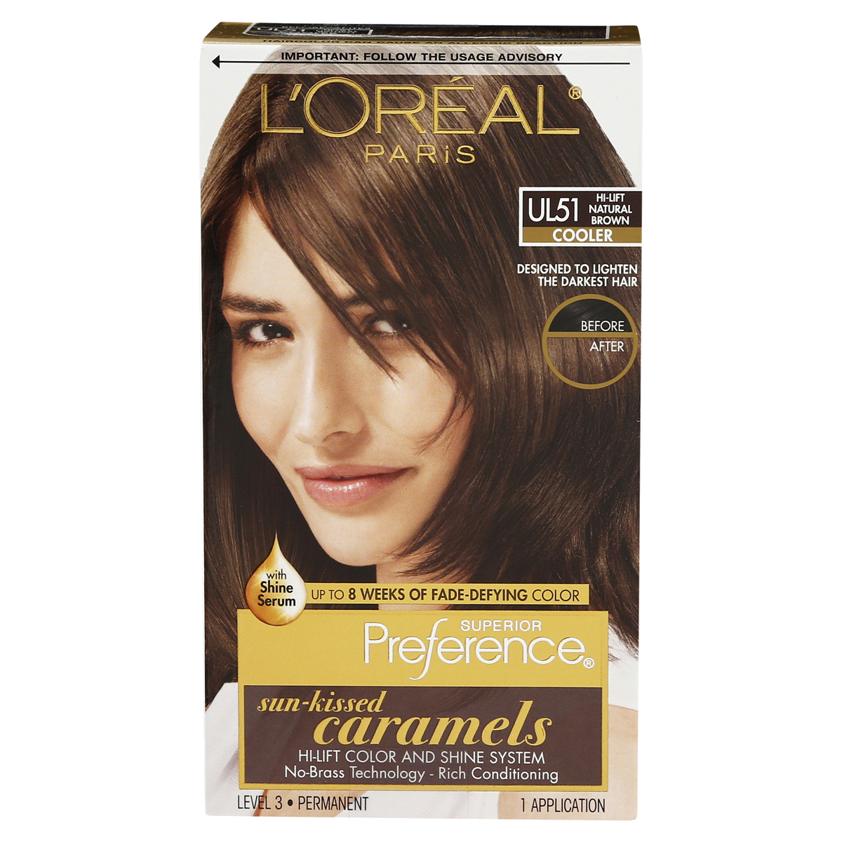 slide 1 of 1, L'Oréal Paris Superior Preference Sun-Kissed Caramels - Hi-Lift Natural Brown, 1 ct