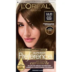 L'Oréal Paris Superior Preference Sun-Kissed Caramels - Hi-Lift Natural Brown