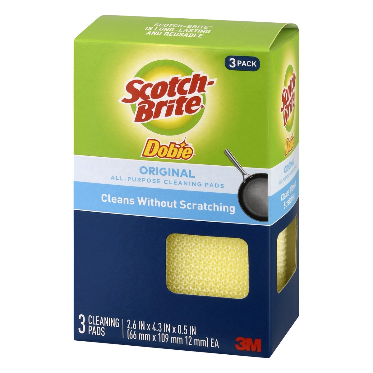 slide 2 of 11, Scotch-Brite Original 3 Pack Cleaning Pads 3 ea, 3 ct