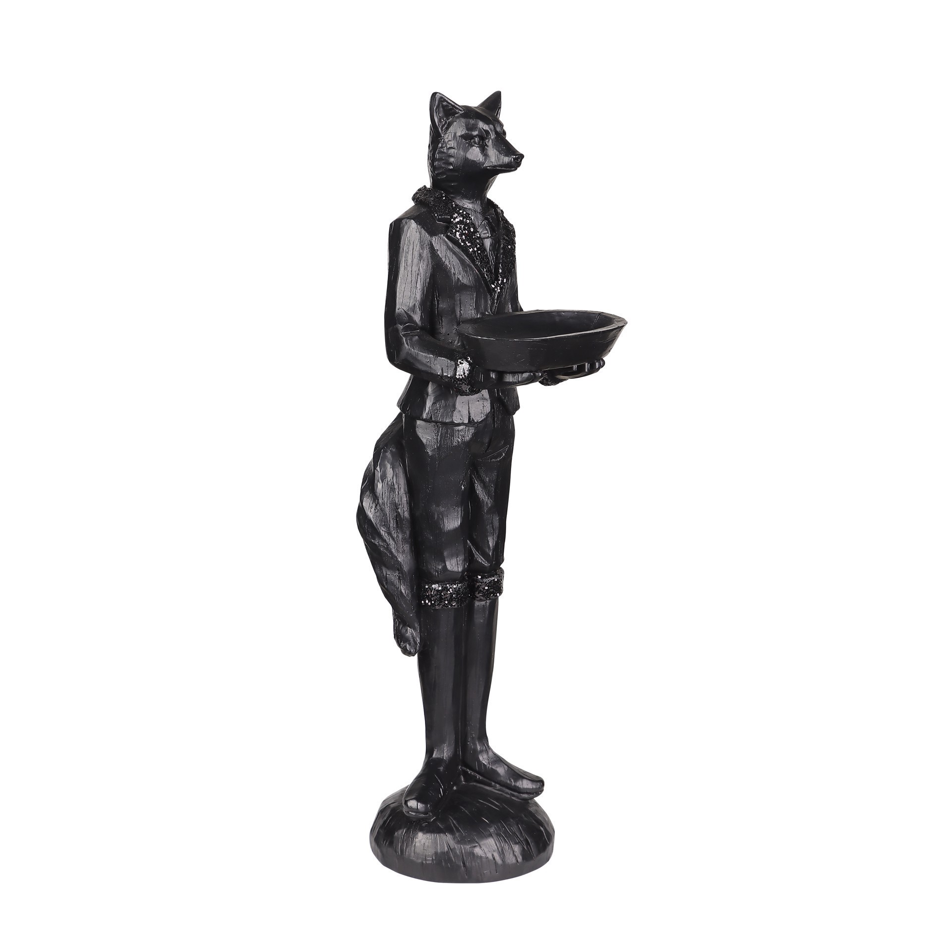 slide 2 of 5, 16.75" Fox Butler Statue Tabletop Decor By Ashland, 4.88 in x 5.25 in x 16.75 in