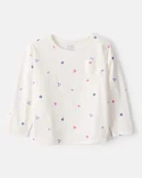 Carter's Toddler Girl Winter Print Long-Sleeve Top - White White 4T