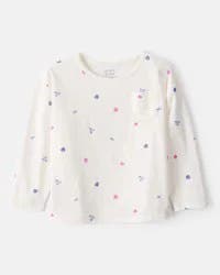Carter's Toddler Girl Winter Print Long-Sleeve Top - White White 4T
