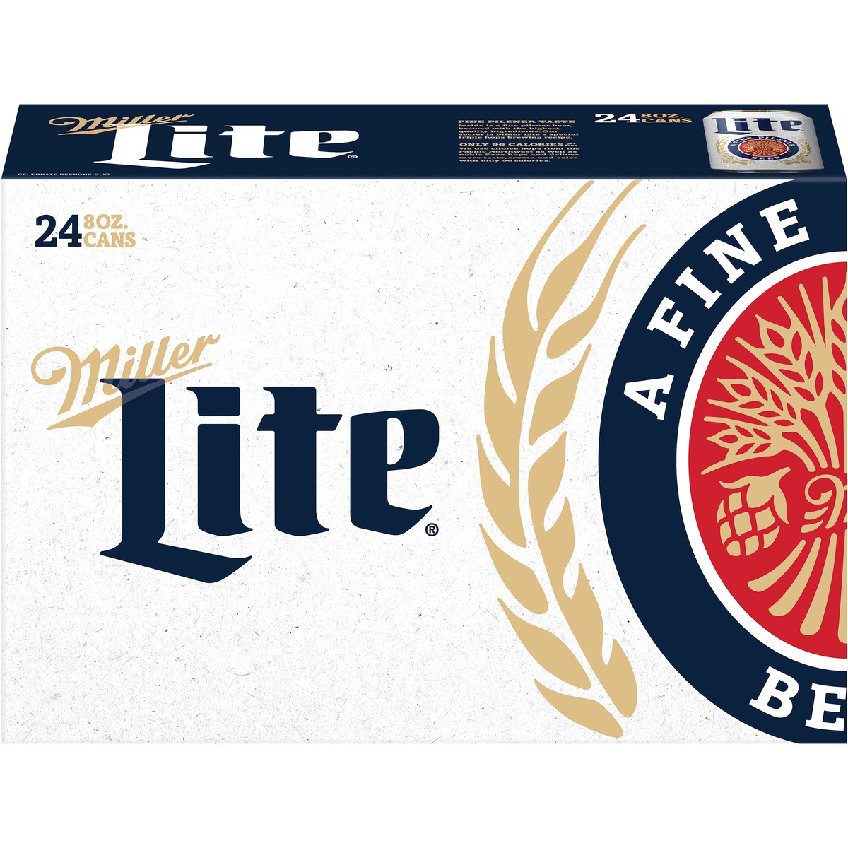 slide 1 of 8, MILLER Beer, 24 ct