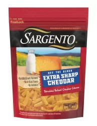 Sargento Off The Block Extra Sharp Cheddar Traditional Cut Shredded Cheese