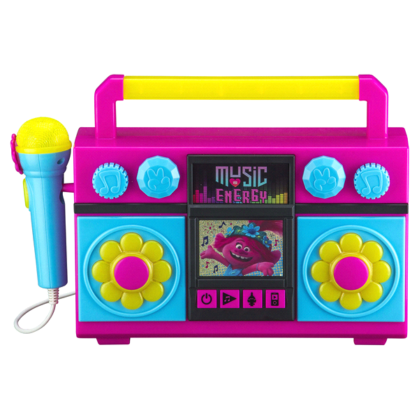 slide 1 of 3, Trolls World Tour Sing-Along Boombox, 1 ct