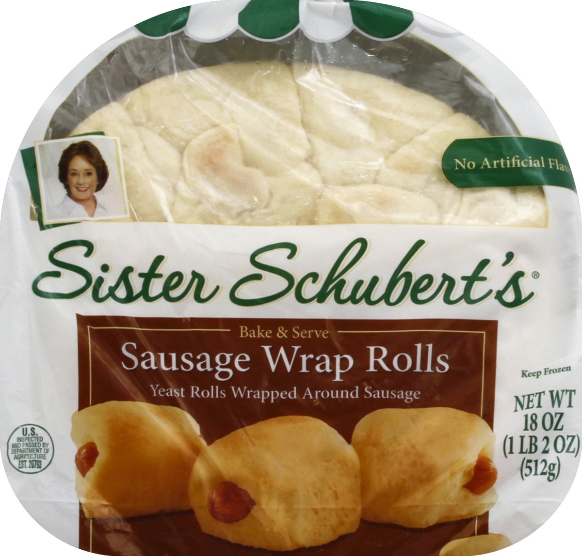 slide 2 of 7, Sister Schubert's Sister Schuberts Sausage Rolls, 18 oz