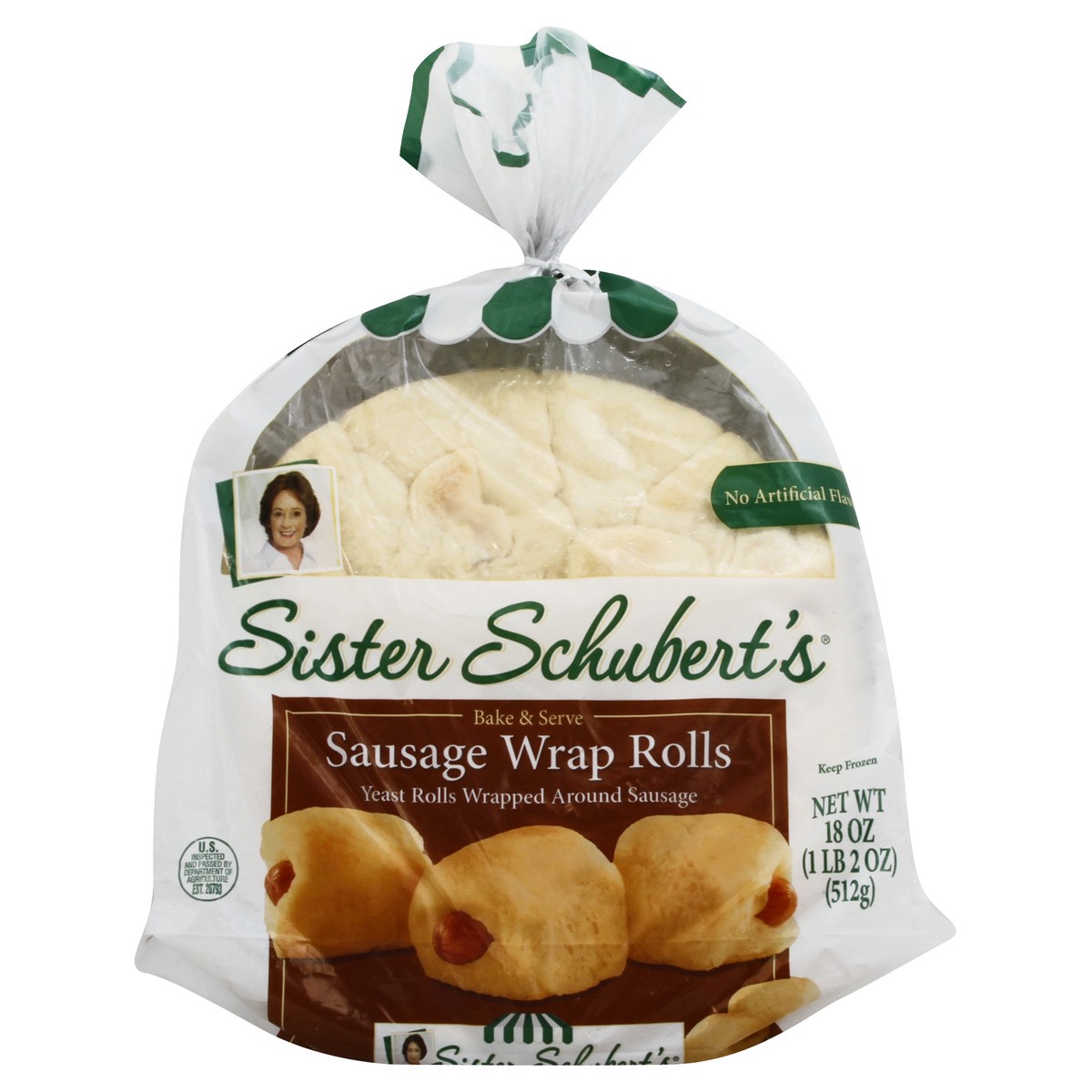 slide 7 of 7, Sister Schubert's Sister Schuberts Sausage Rolls, 18 oz