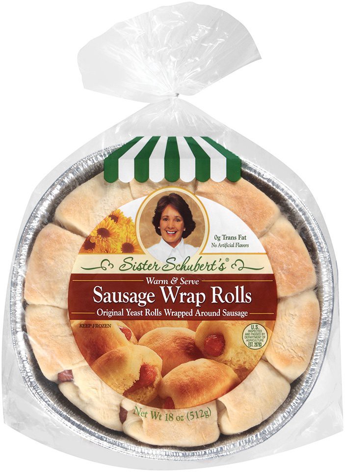 slide 1 of 7, Sister Schubert's Sister Schuberts Sausage Rolls, 18 oz