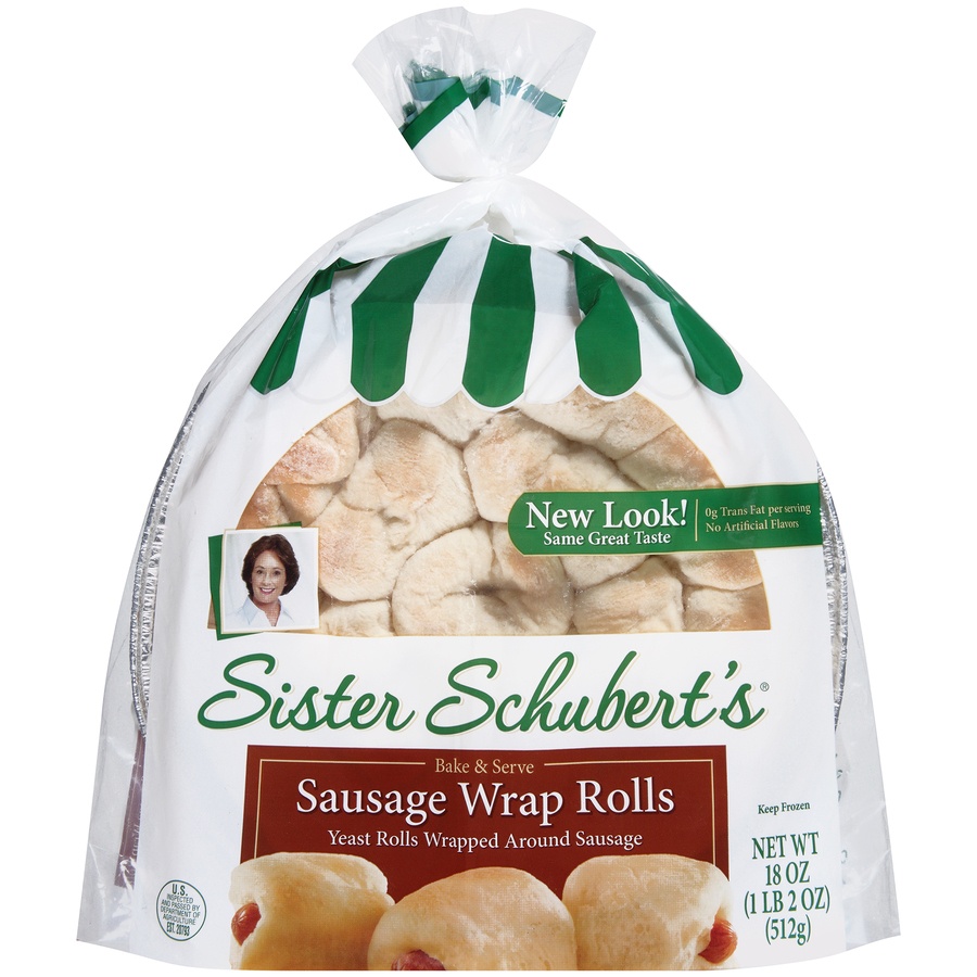 slide 1 of 7, Sister Schubert's Sister Schuberts Sausage Rolls, 18 oz