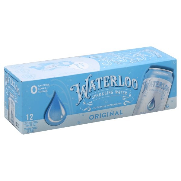 slide 1 of 1, Waterloo Original Sparkling Water - 12 ct, 12 ct