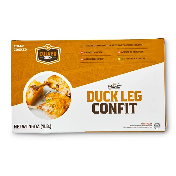slide 1 of 1, Culver Duck Duck Leg Confit - Full, 1 ct