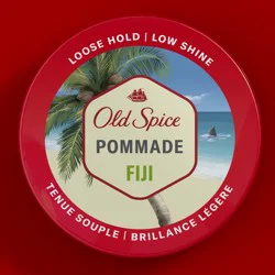 Old Spice Fiji Pomade for Men, Loose Hold, Low Shine, Men's Hair Styling Pomade, 2.22 oz