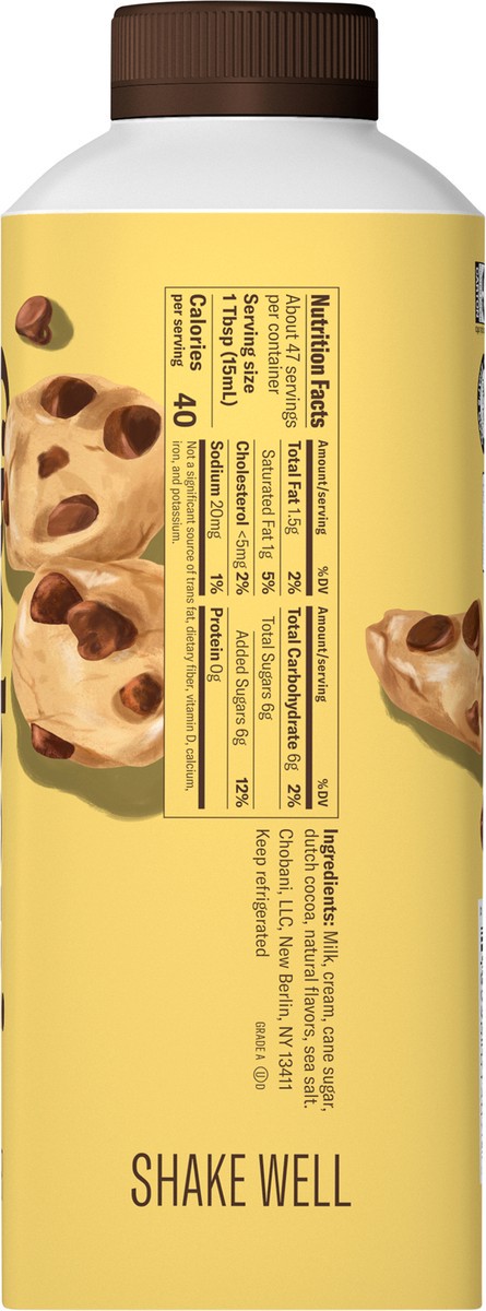 slide 10 of 13, Chobani Cookie Dough Coffee Creamer, 24 fl oz