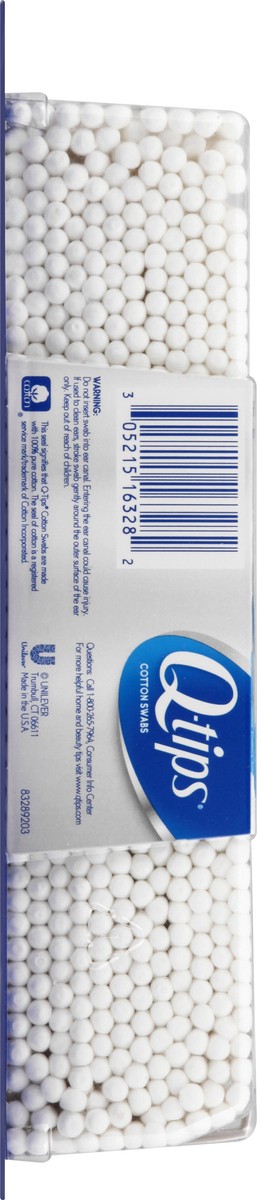 slide 5 of 9, Q-Tips Cotton Swabs Original, 375 Count, 375 ct