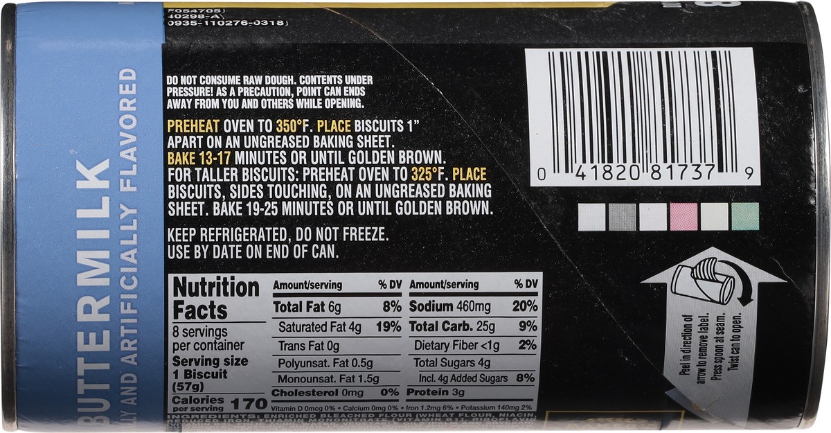 slide 3 of 9, Baker's Harvest Buttermilk Biscuits Jumbo 8 ea, 16 oz