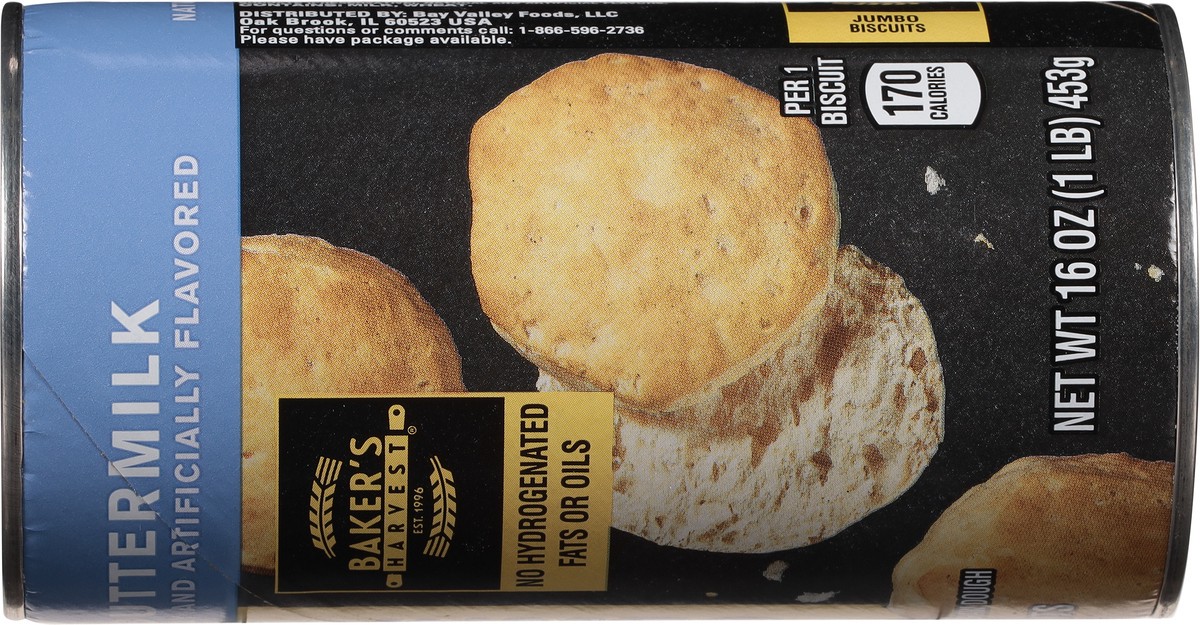 slide 5 of 9, Baker's Harvest Buttermilk Biscuits Jumbo 8 ea, 16 oz