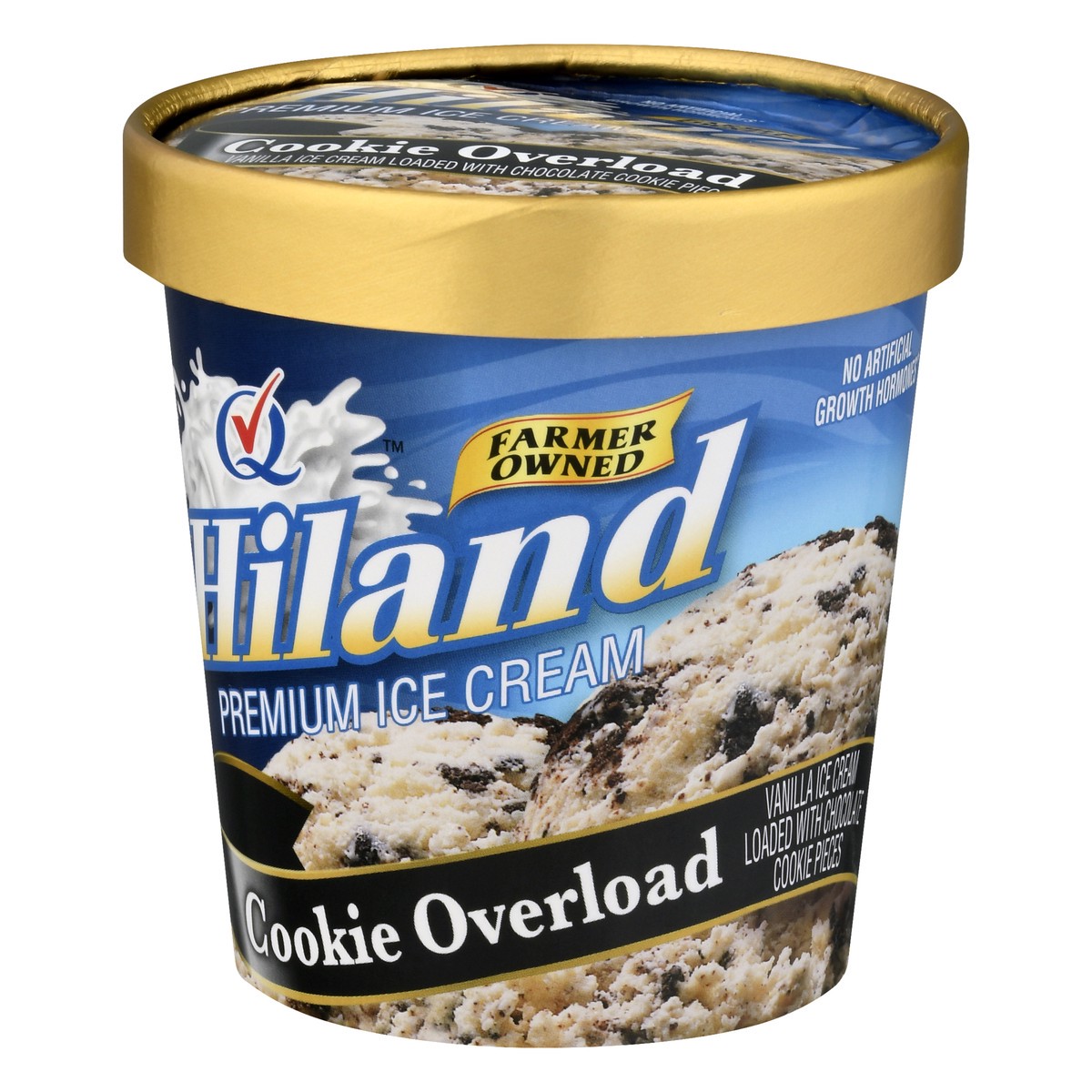 slide 8 of 13, Hiland Dairy Premium Cookie Overload Ice Cream 1 pt, 1 pint