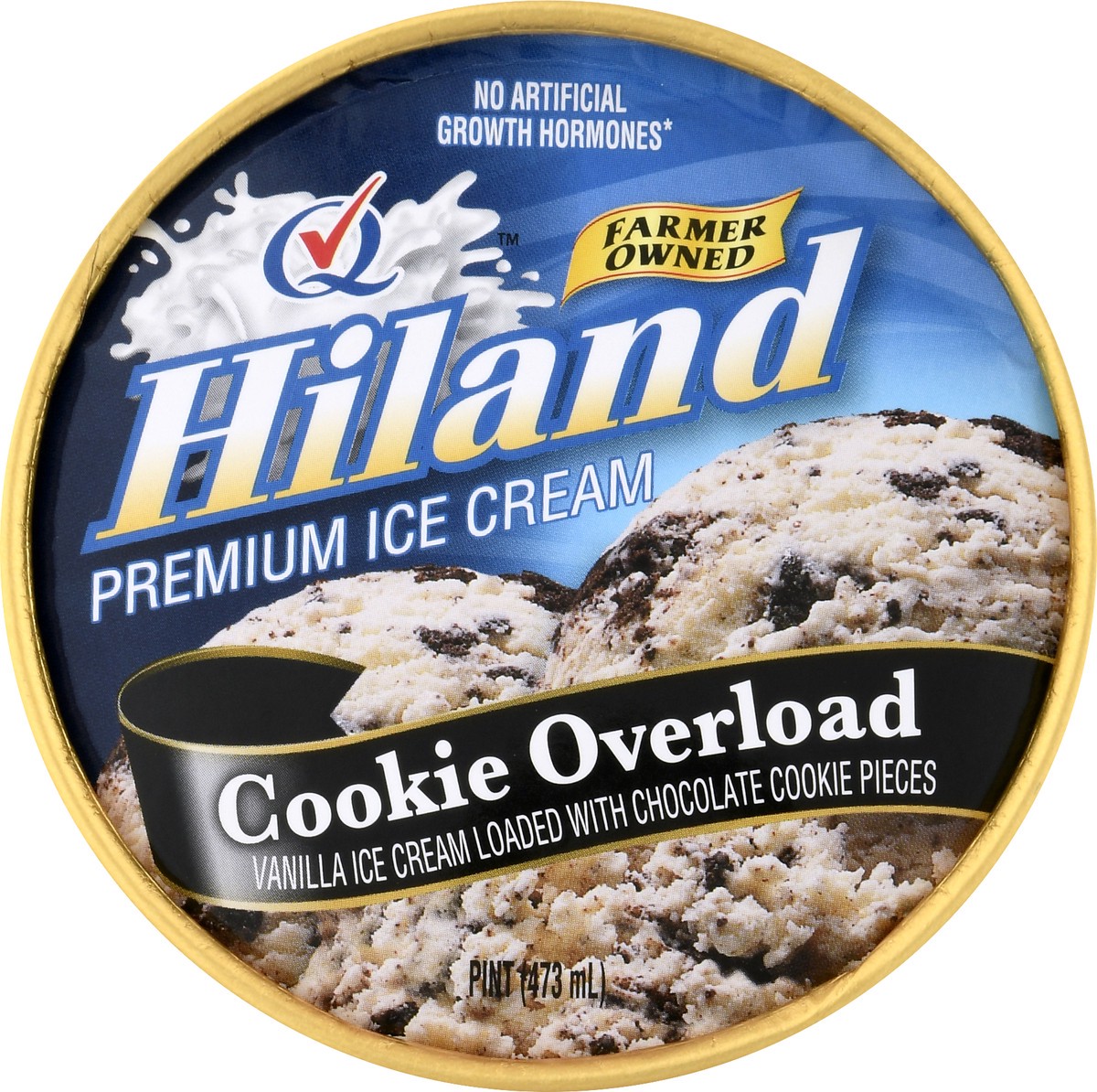 slide 4 of 13, Hiland Dairy Premium Cookie Overload Ice Cream 1 pt, 1 pint