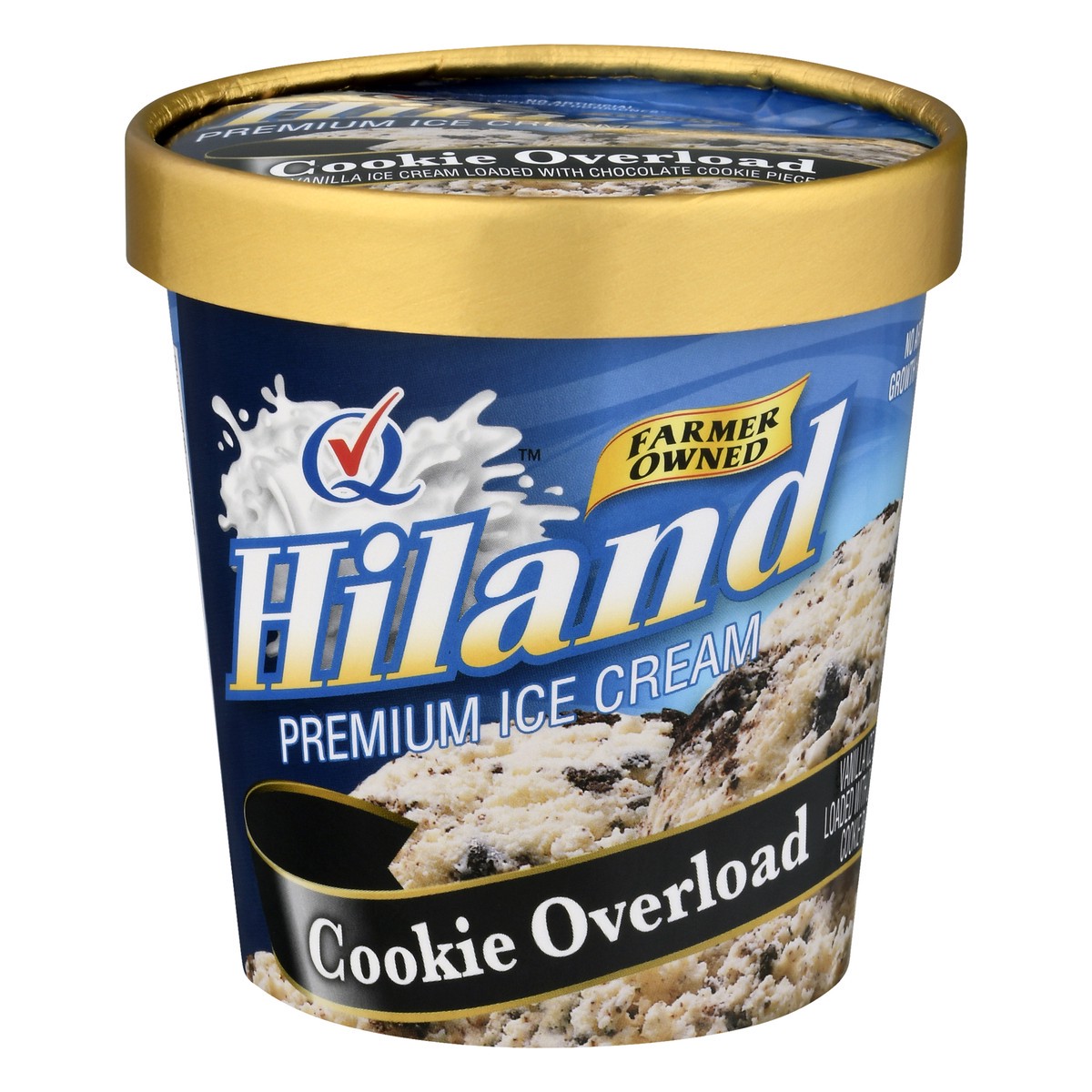 slide 2 of 13, Hiland Dairy Premium Cookie Overload Ice Cream 1 pt, 1 pint