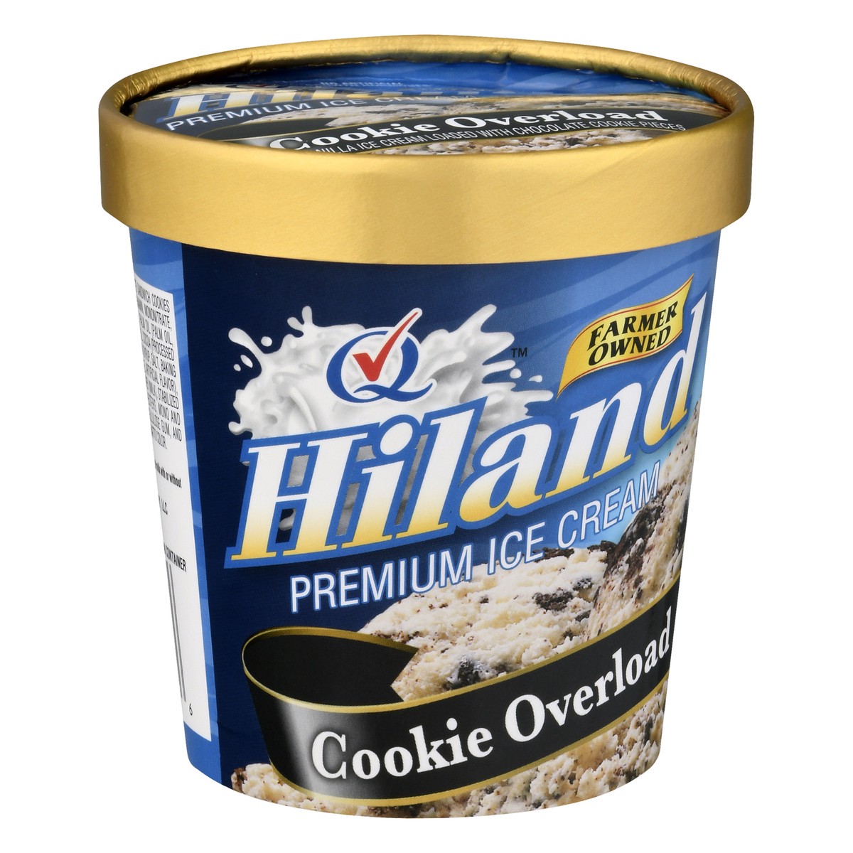 slide 12 of 13, Hiland Dairy Premium Cookie Overload Ice Cream 1 pt, 1 pint