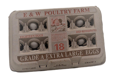 slide 1 of 1, E&W Poultry Farm Grade A Extra Large 18Pk Eggs, 18 ct