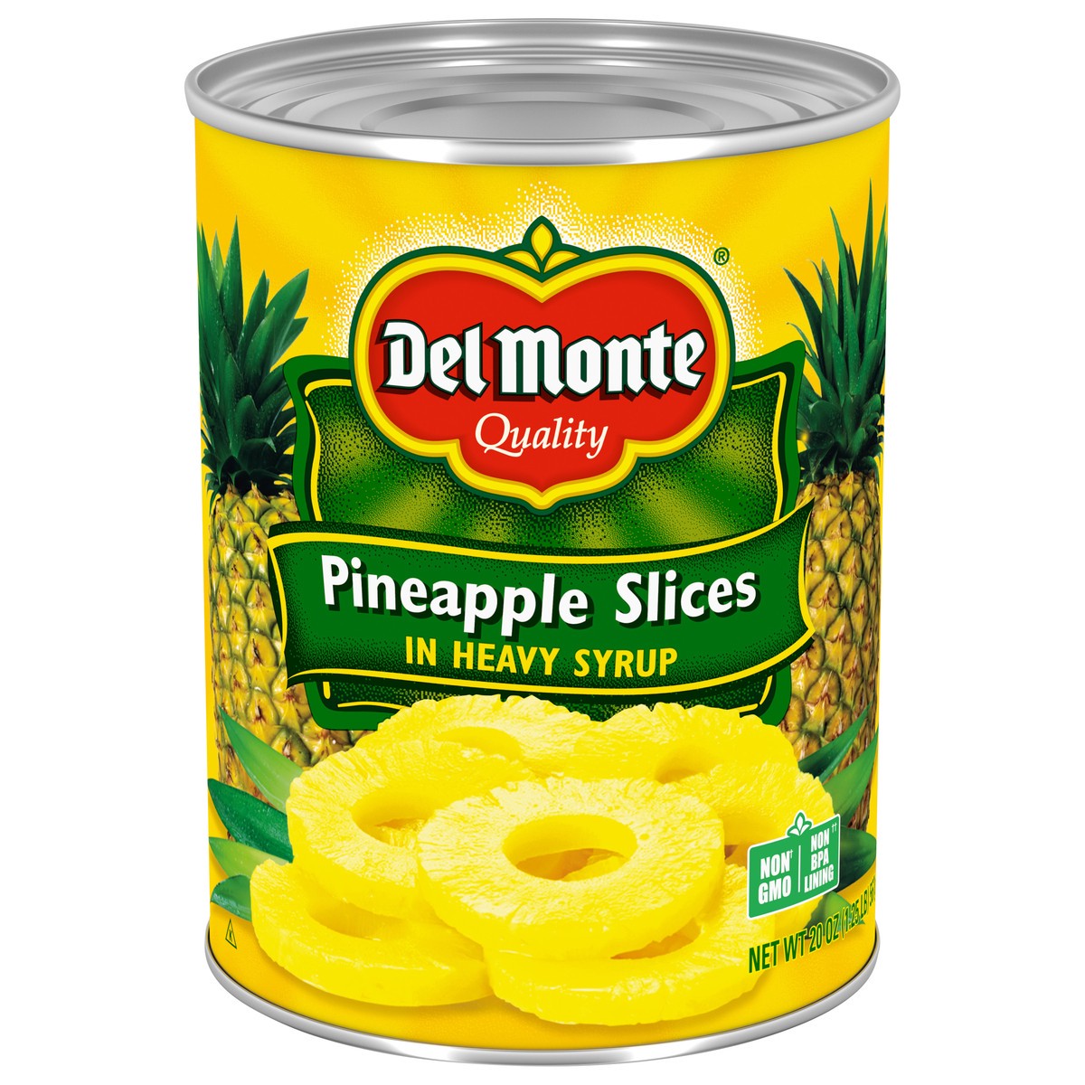 slide 1 of 9, Del Monte Pineapple Slice Heavy Syrp, 20 oz