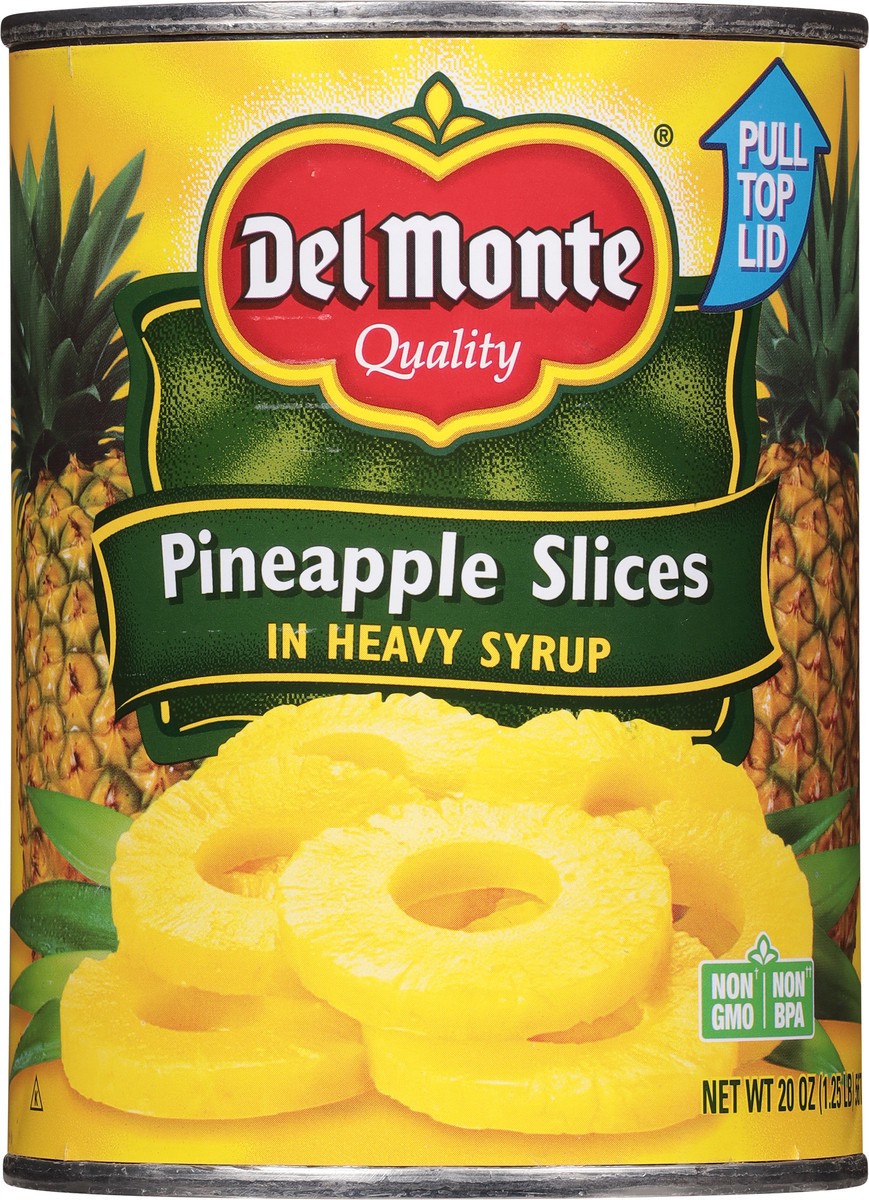 slide 6 of 9, Del Monte Pineapple Slice Heavy Syrp, 20 oz