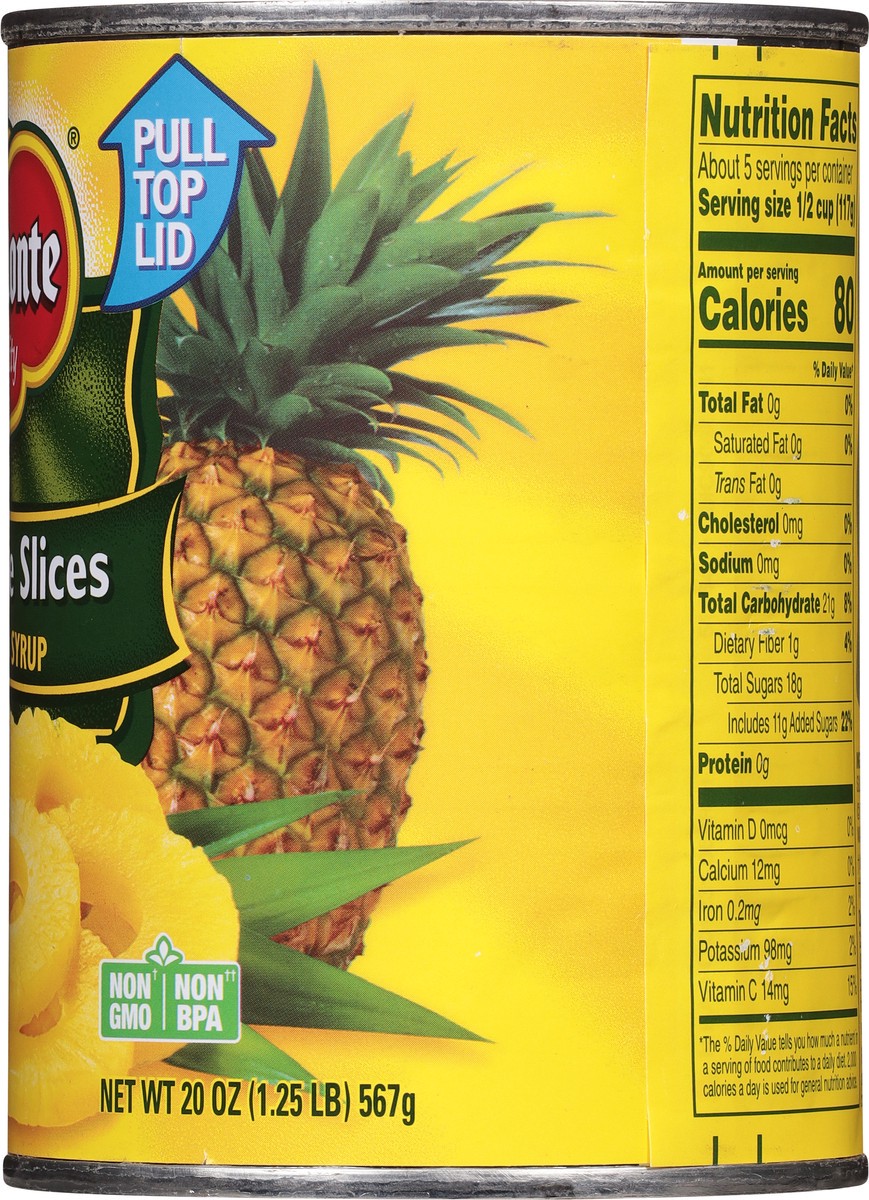 slide 4 of 9, Del Monte Pineapple Slice Heavy Syrp, 20 oz