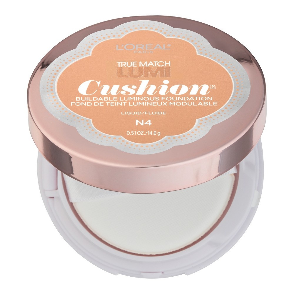 slide 2 of 7, L'Oréal True Match Cushion N4 Buff Beige, 0.51 fl oz