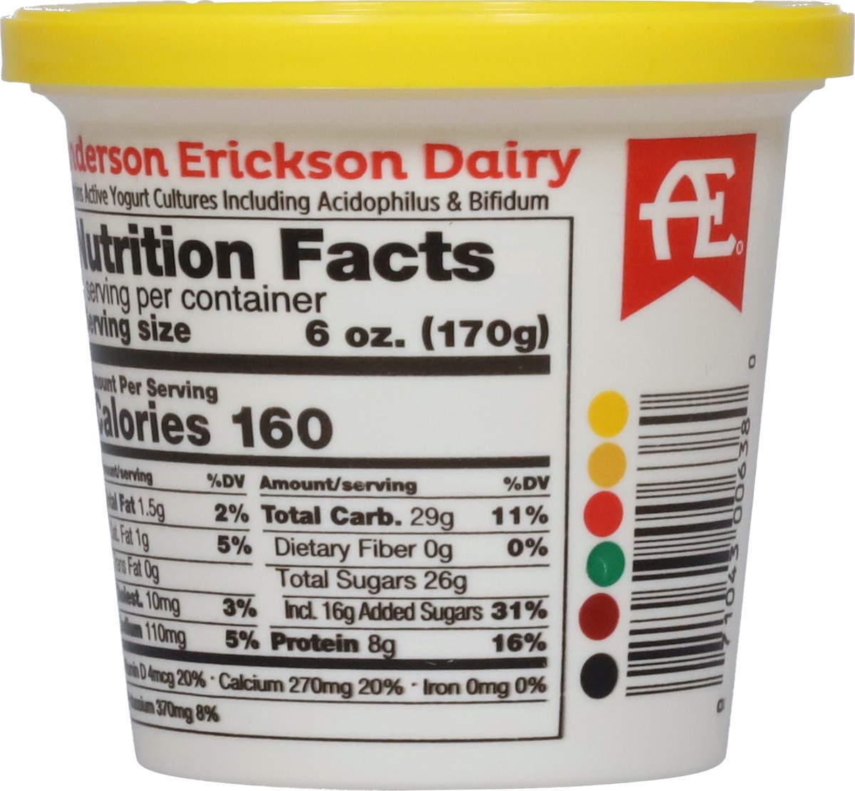 slide 2 of 9, Anderson Erickson Dairy Lowfat Strawberry Banana Yogurt 6 oz, 6 oz