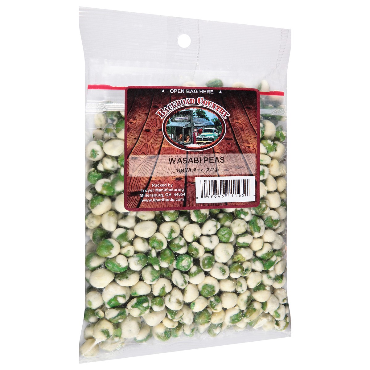 slide 13 of 14, Backroad Country Wasabi Peas 8 oz, 8 oz