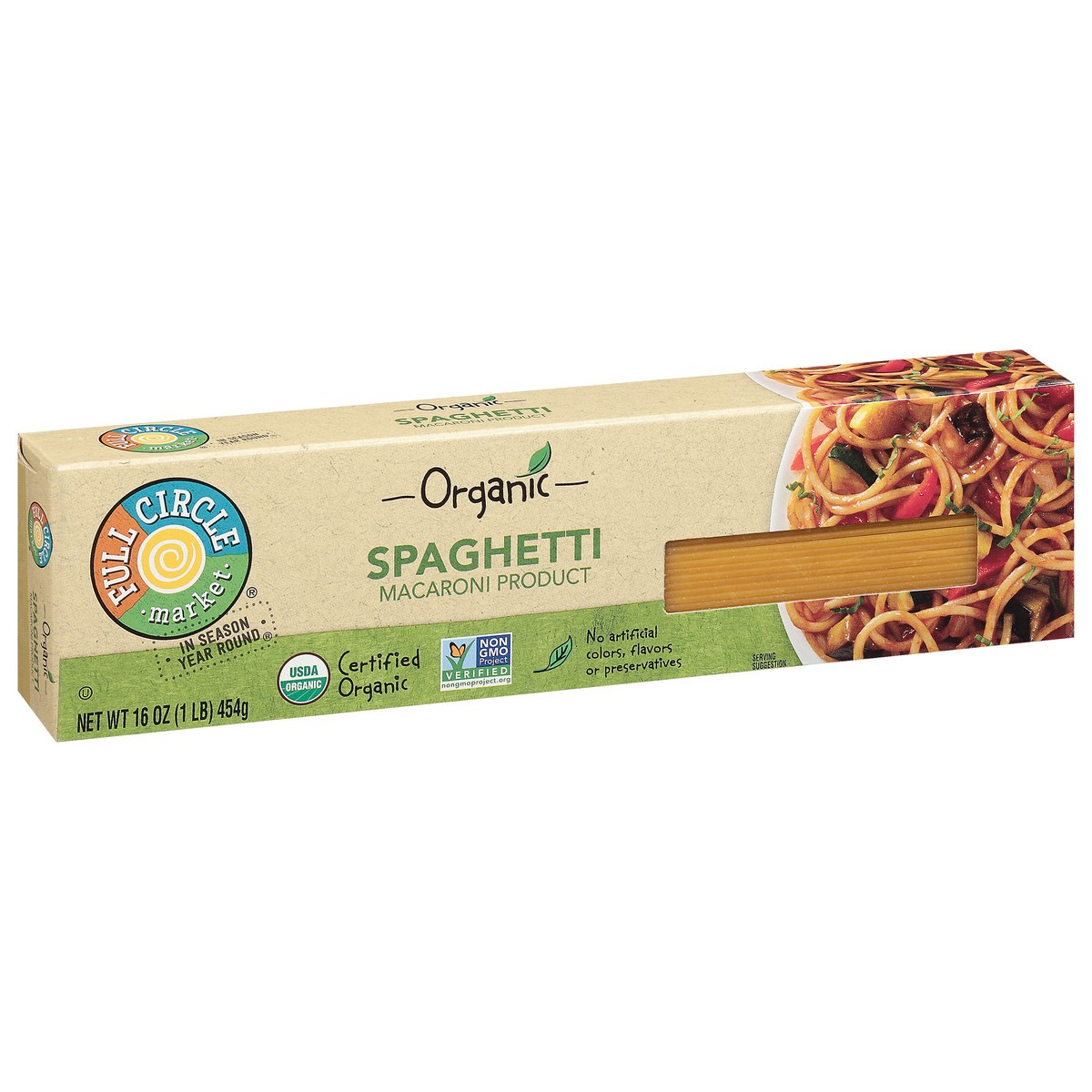 slide 7 of 9, Full Circle Market Organic Spaghetti 16 oz, 16 oz