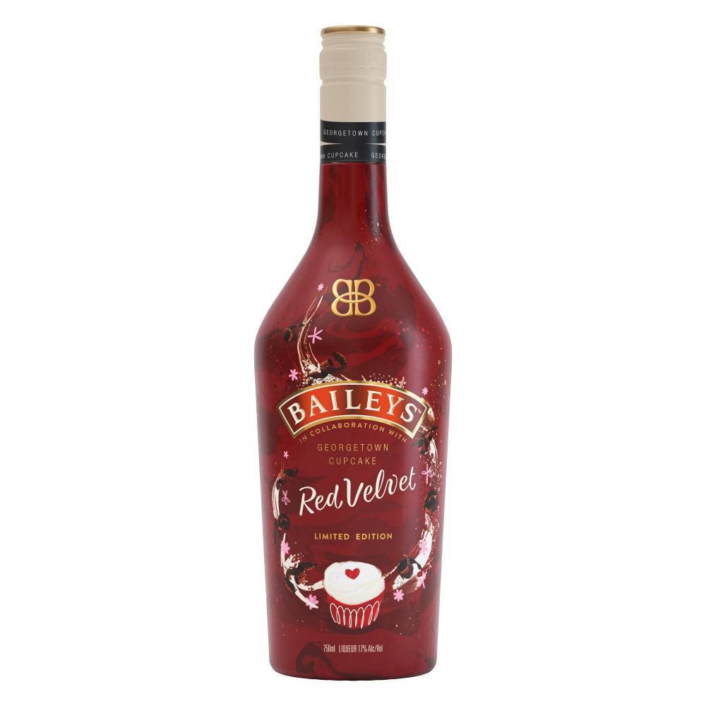 slide 1 of 2, Bailey's Red Velvet Irish Cream Liqueur, In Collaboration with Georgetown Cupcake, 750 mL, 750 ml