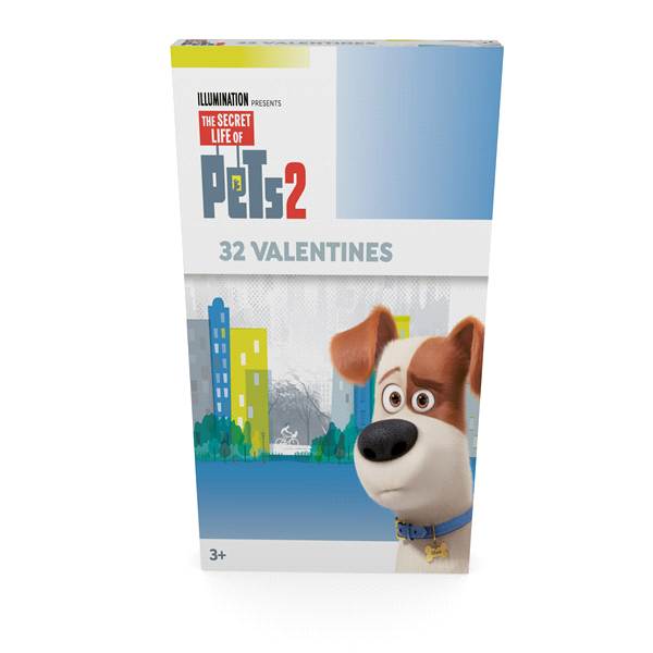 slide 1 of 1, Secret Life Of Pets Classroom Valentine Exchange Cards, 32 ct