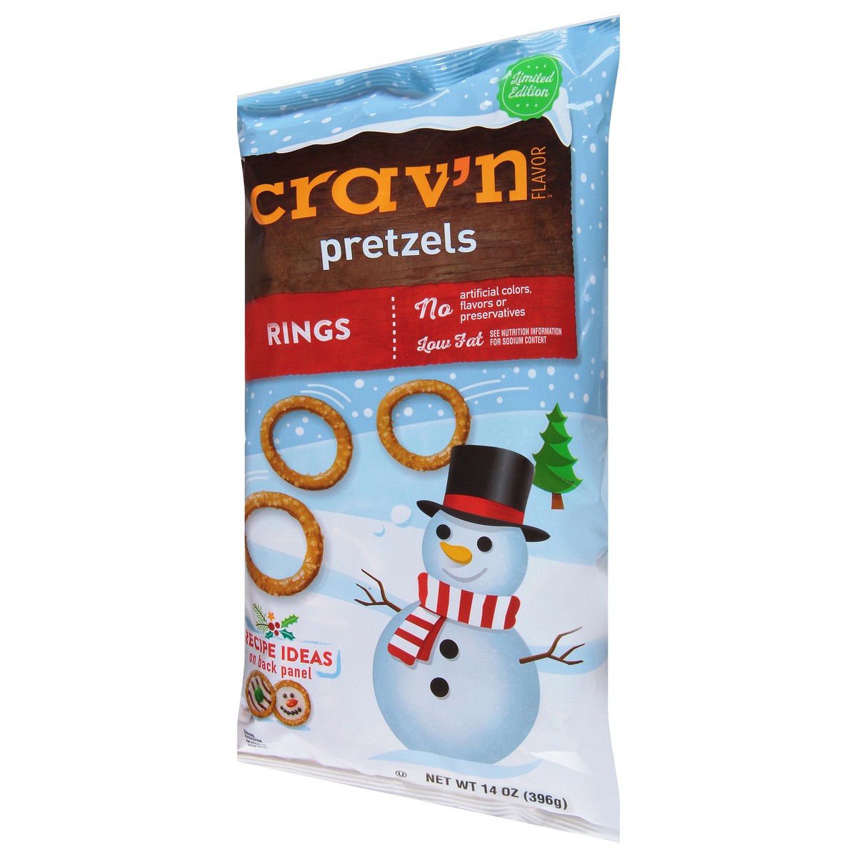 slide 6 of 14, Crav'n Flavor Rings Pretzels 14 oz, 14 oz