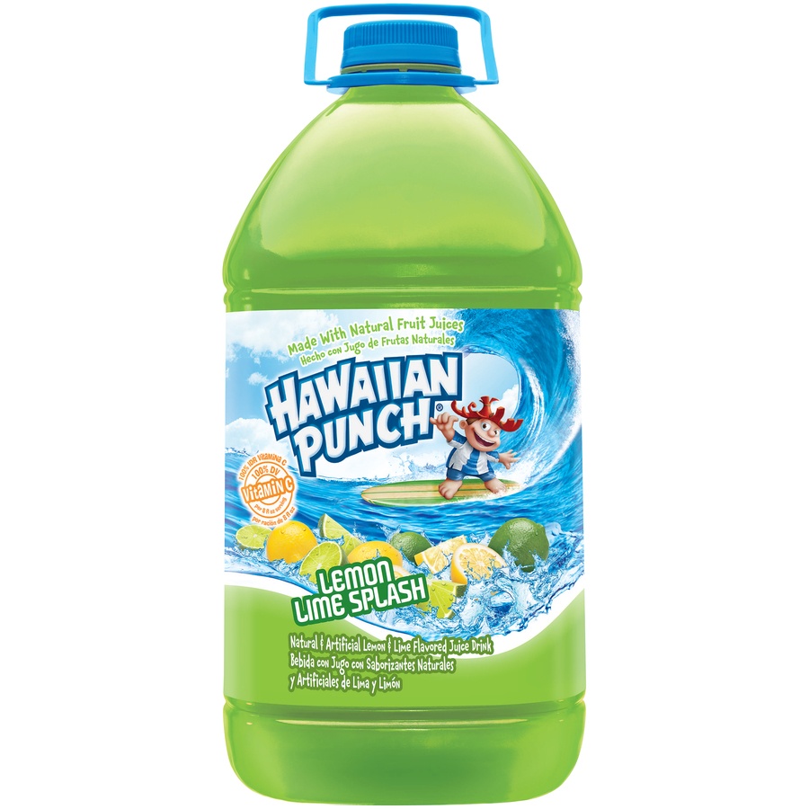 slide 1 of 2, Hawaiian Punch Lemon Lime Splash, 1 Gal Bottle, 1 gal